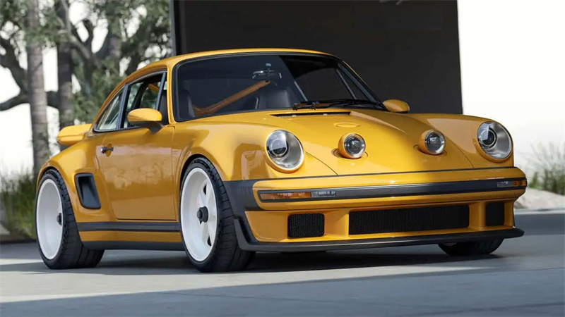 Революція Елегантності: Porsche 911 Carrera Coupe, перероблений співаком із розширеним світлодіодом у фари проектора та неонових фар для автомобілів